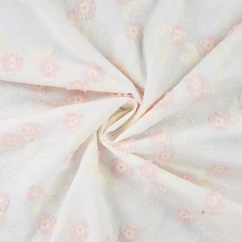 Bumbac brodat Flower Nude