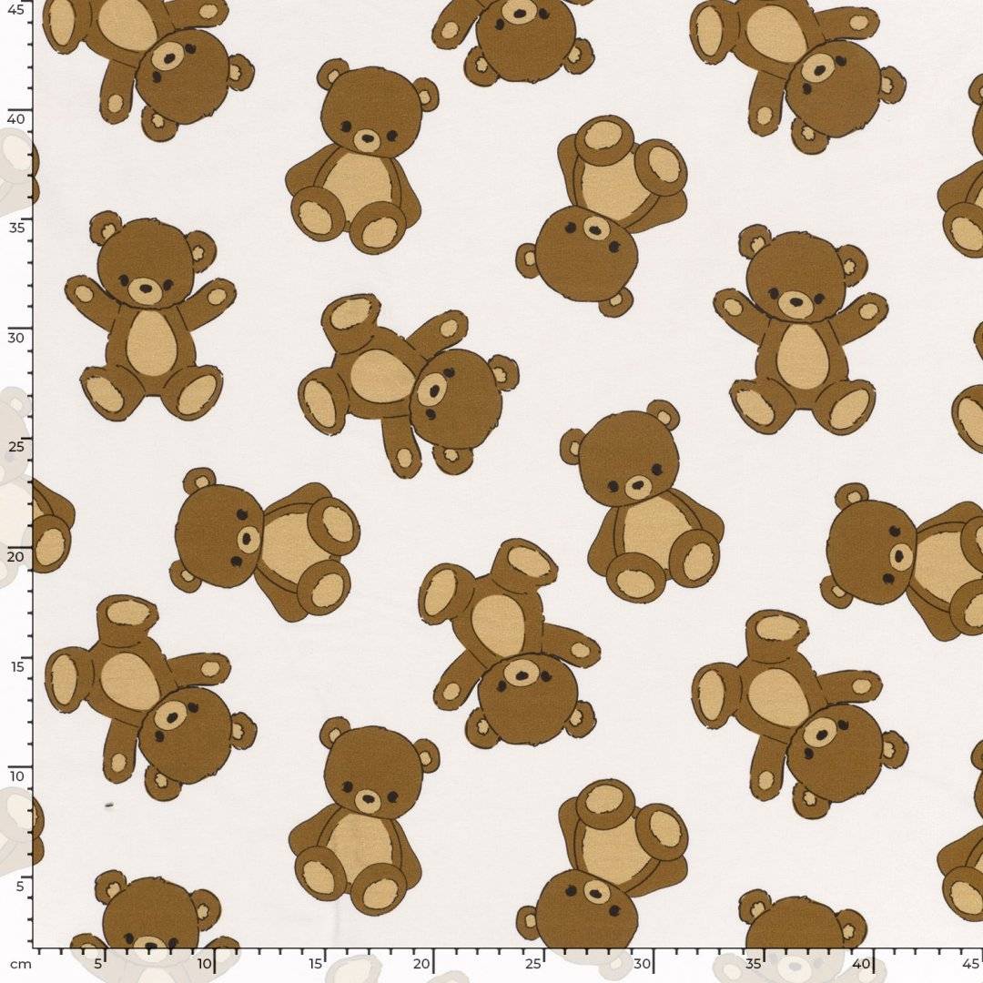 French Terry Digital Bear