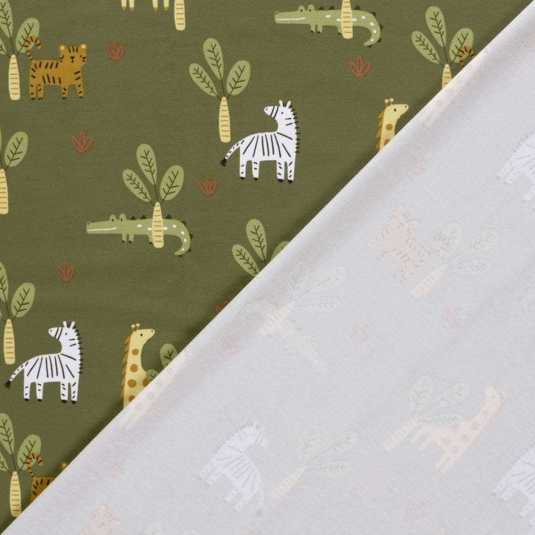 Jersey elastic Safari Khaki