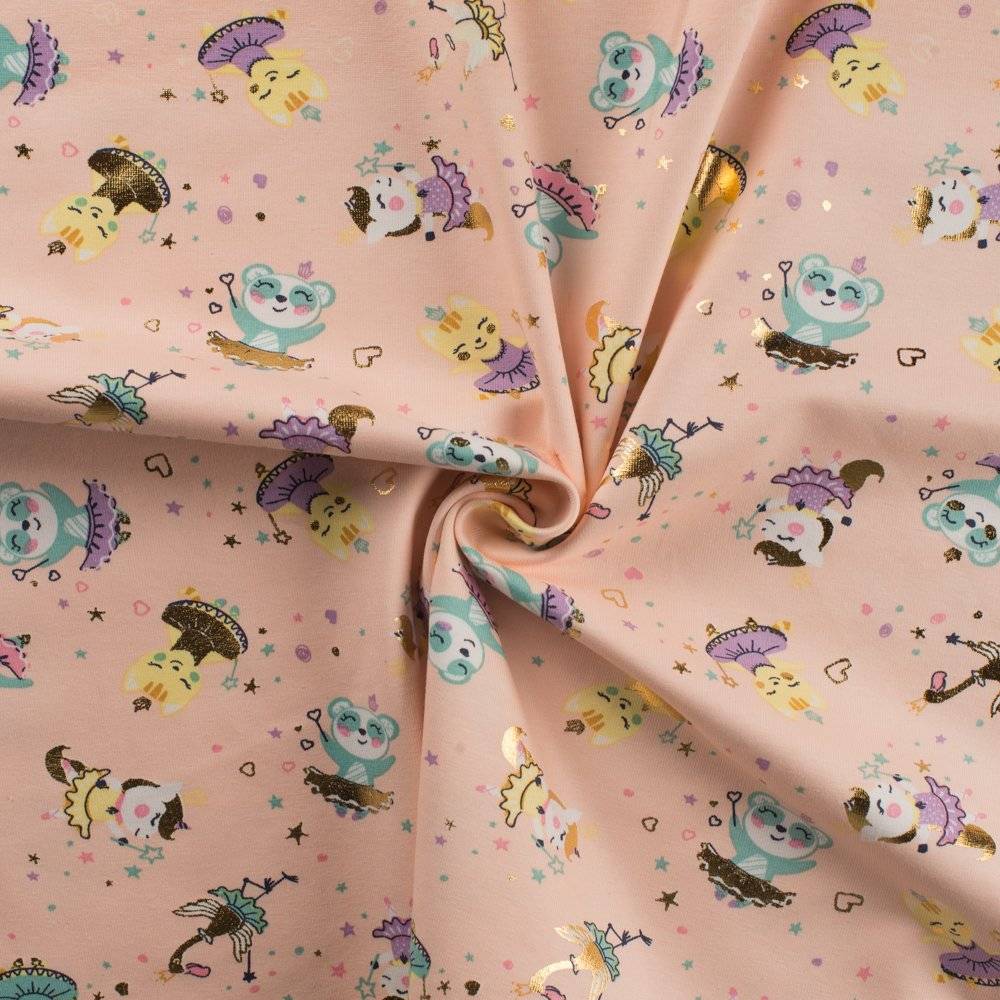 Jersey Foil Print Dancing Party
