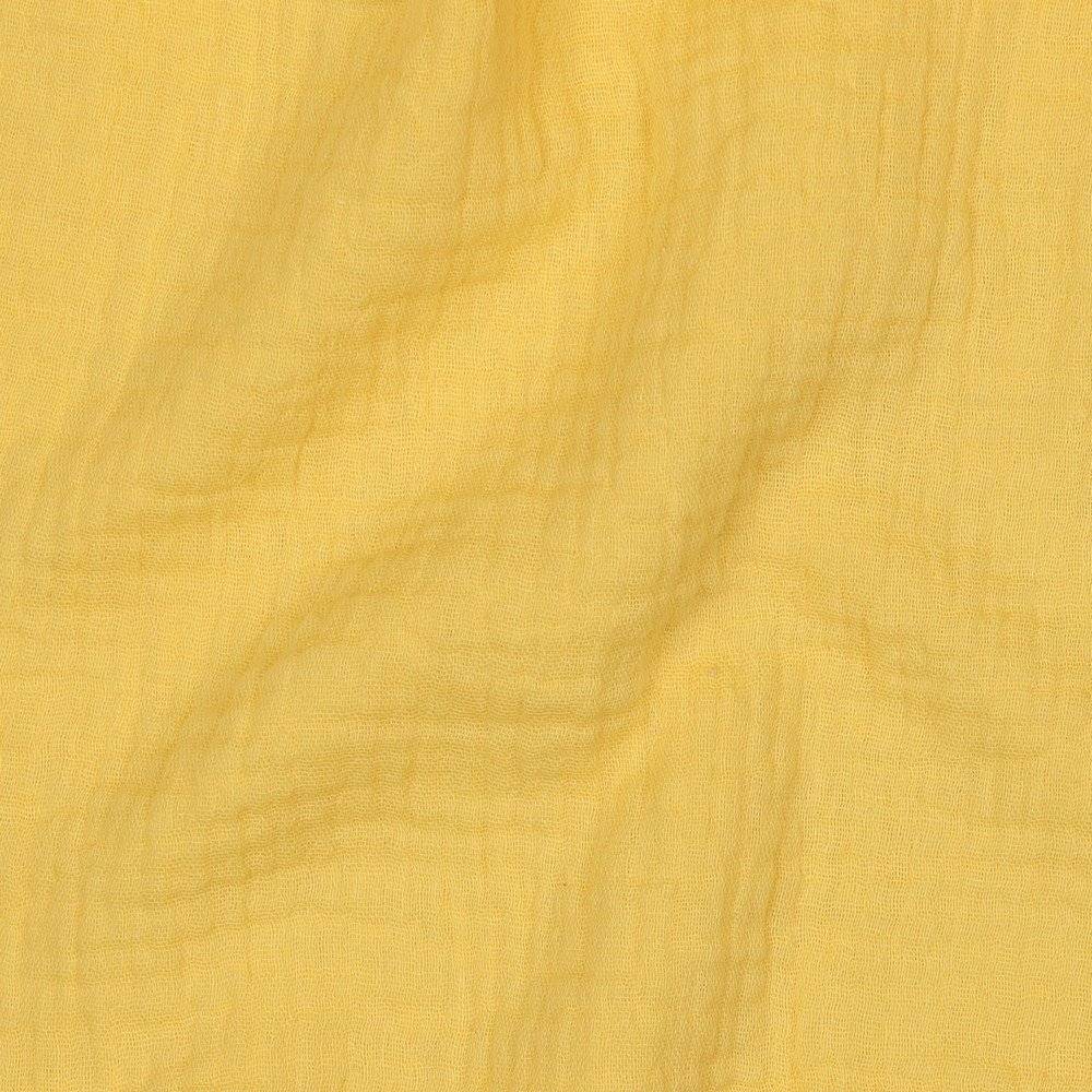 Muselina unicolor GOTS Soft Yellow