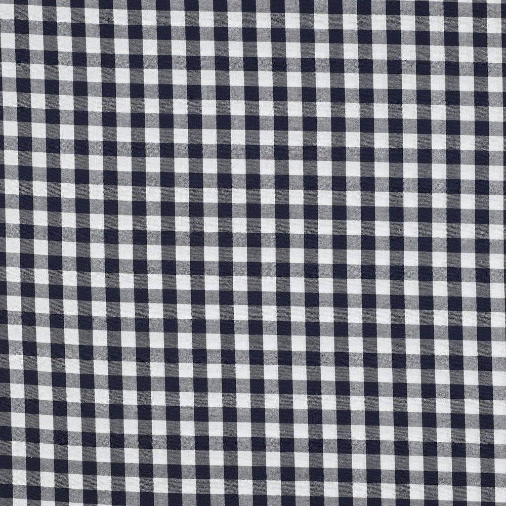 Poplin Checks Navy