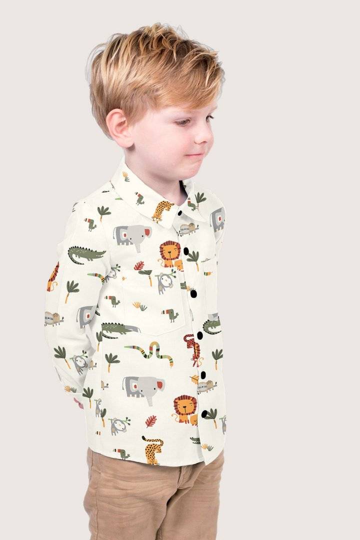 Poplin Safari Animals