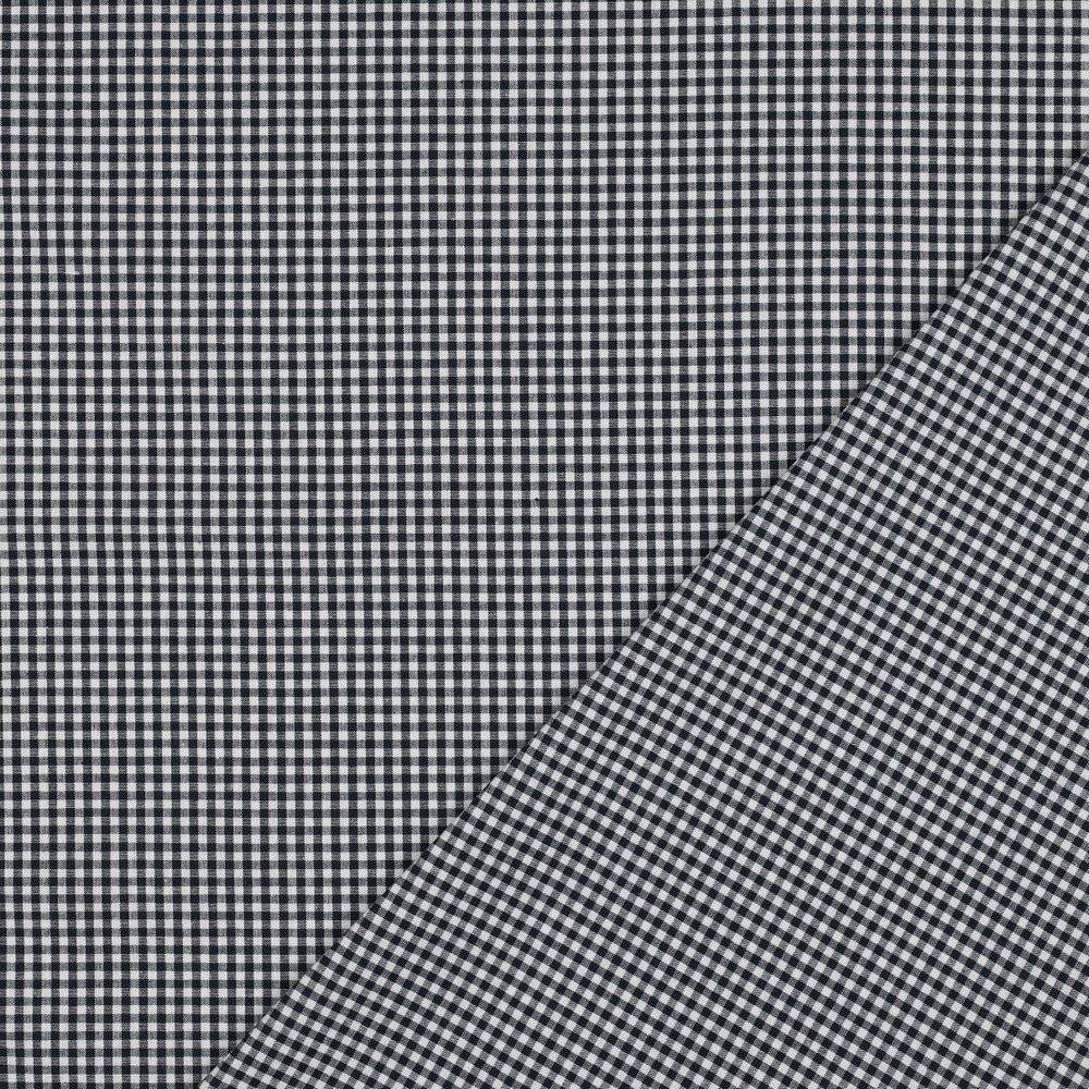 Poplin Small Checks navy
