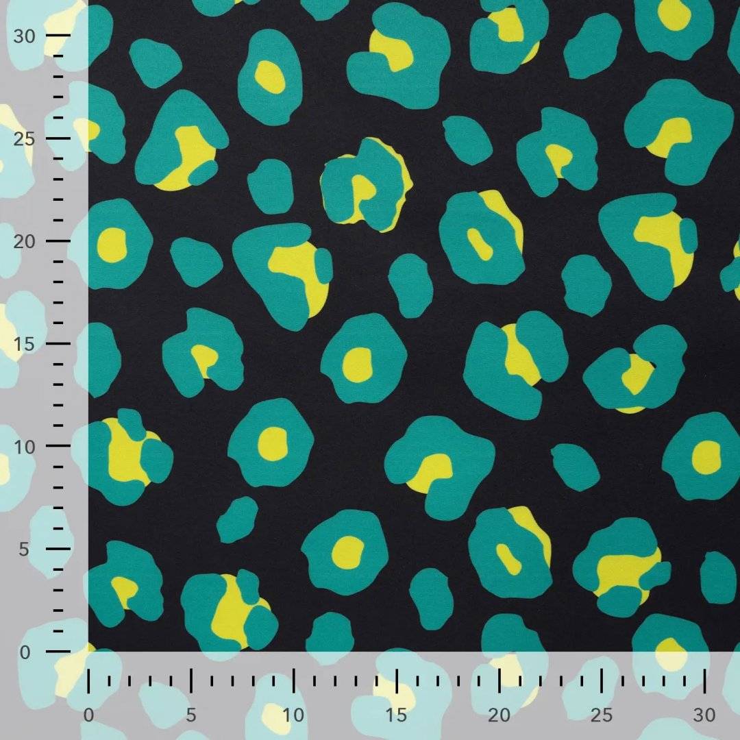 Soft Shell Digital Leopards Lime