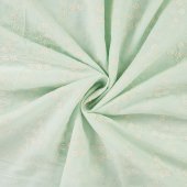 Bumbac brodat Flower Mint