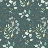 Bumbac Canvas Eucalyptus Green