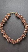 Colier perle  Baroque Brown