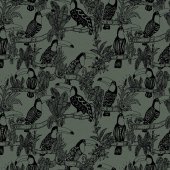 French Terry Brushed Tropical Feeling