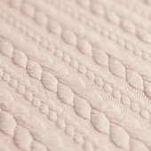 Jersey Cable Knit BEIGE