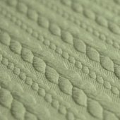 Jersey Cable Knit Olive