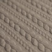 Jersey Cable Knit Taupe