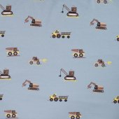 Jersey elastic Vehicles Blue