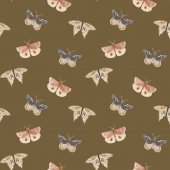 Jersey GOTS digital Butterflies Pickle