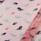 Material impermeabil Sea Life Rose