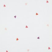 Muselina Brodata  Hearts