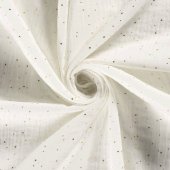 Muselina Dew Drops Dots Off-White