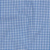 Poplin Small Checks Sky Blue